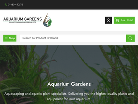 'aquariumgardens.co.uk' screenshot