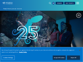 'aquariumofpacific.org' screenshot