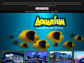 'aquariumrestaurants.com' screenshot