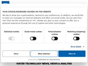 'aquatechtrade.com' screenshot