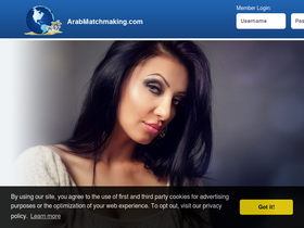 'arabmatchmaking.com' screenshot