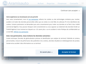 'aramisauto.com' screenshot