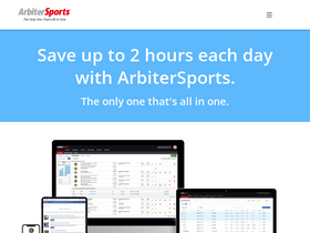 'arbitersports.com' screenshot