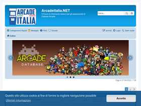 'arcadeitalia.net' screenshot