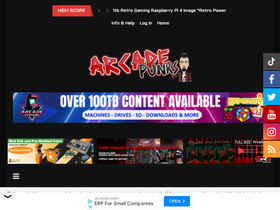 'arcadepunks.com' screenshot