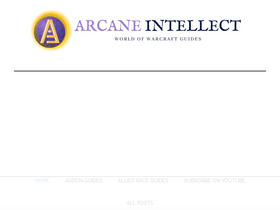 'arcaneintellect.com' screenshot