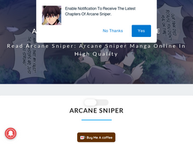 'arcanesniper.com' screenshot
