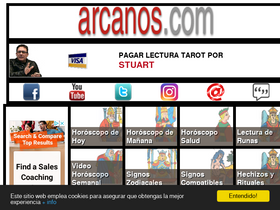 'arcanos.com' screenshot
