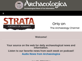 'archaeologica.org' screenshot
