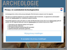 'archeologieonline.nl' screenshot
