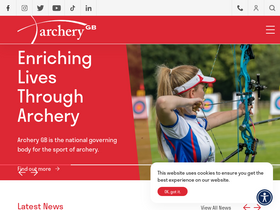 'archerygb.org' screenshot