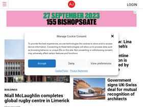 'architectsjournal.co.uk' screenshot