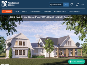 'architecturaldesigns.com' screenshot