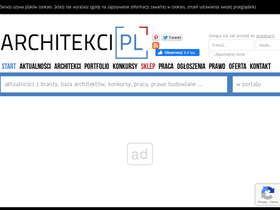 'architekci.pl' screenshot