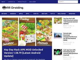 'ardroiding.com' screenshot