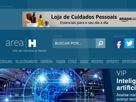 'areah.com.br' screenshot