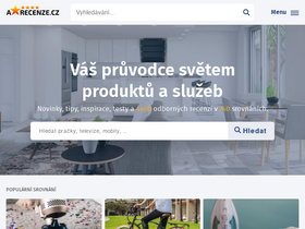 'arecenze.cz' screenshot