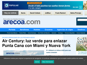 'arecoa.com' screenshot