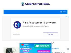'arenaponsel.com' screenshot