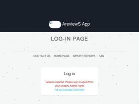 'areviewsapp.com' screenshot