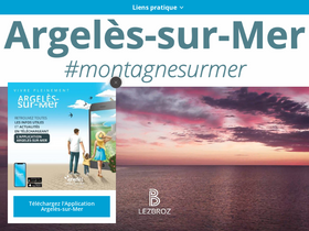 'argeles-sur-mer.com' screenshot