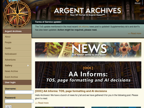 'argentarchives.org' screenshot