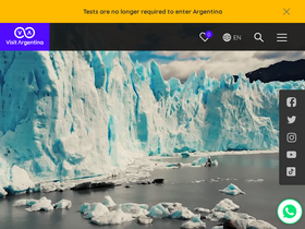 'argentina.travel' screenshot