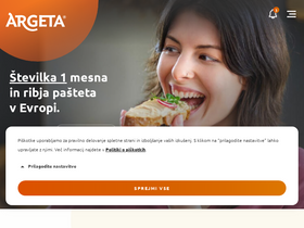 'argeta.com' screenshot