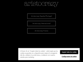 'aristocrazy.com' screenshot