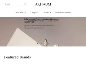 'aritaum.com' screenshot