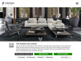 'arketipo.com' screenshot