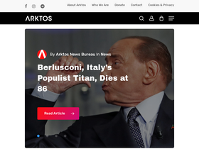 'arktos.com' screenshot