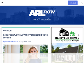 'arlnow.com' screenshot