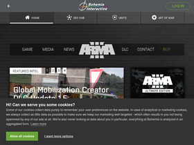 'arma3.com' screenshot