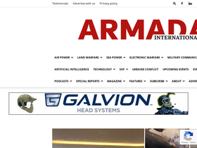 'armadainternational.com' screenshot