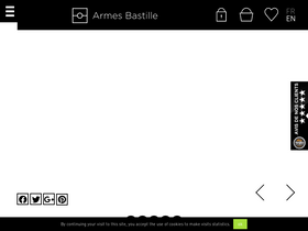 'armesbastille.com' screenshot