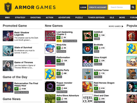 'armorgames.com' screenshot
