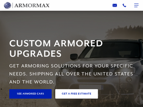 'armormax.com' screenshot