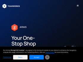 'armssoftware.com' screenshot
