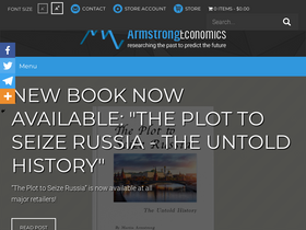 'armstrongeconomics.com' screenshot