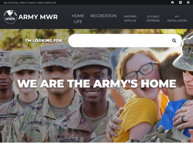 'armymwr.com' screenshot