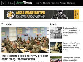'armytimes.com' screenshot