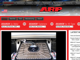 'arp-bolts.com' screenshot