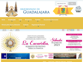'arquidiocesisgdl.org' screenshot