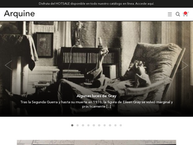 'arquine.com' screenshot