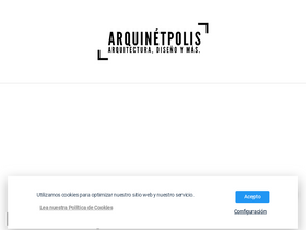 'arquinetpolis.com' screenshot