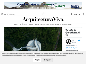 'arquitecturaviva.com' screenshot