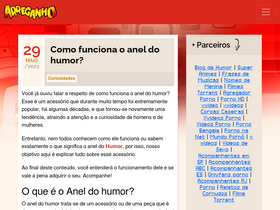 'arreganho.com.br' screenshot