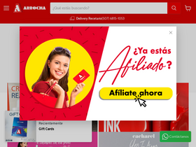 'arrocha.com' screenshot