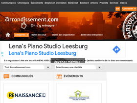 'arrondissement.com' screenshot